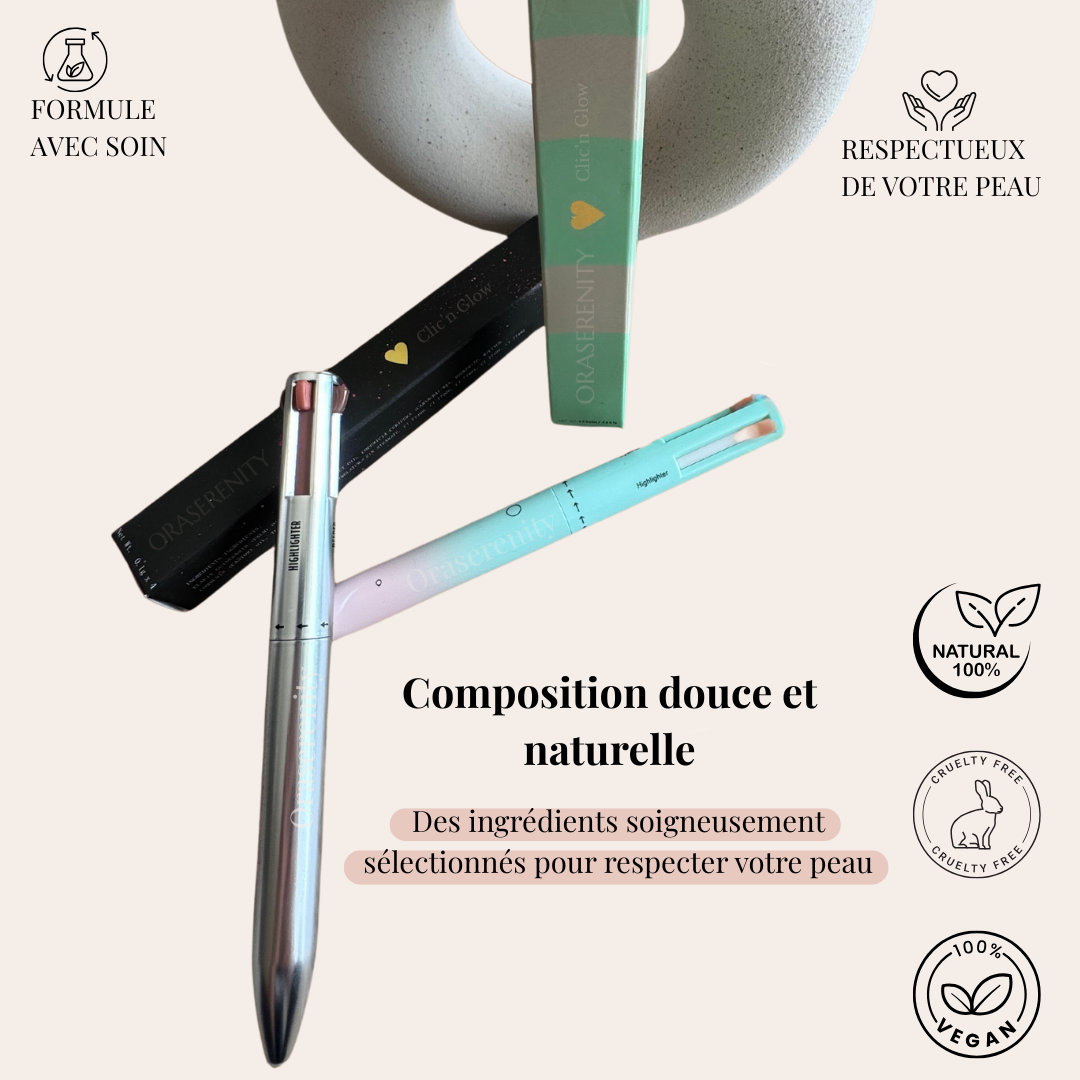 Clic'n Glow - 4 essentiels en 1